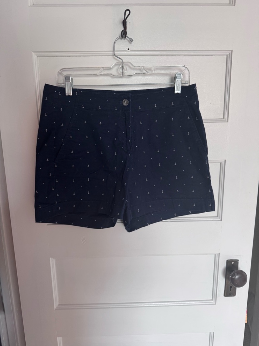Nautica Navy Blue Anchor Women's Shorts Size 8